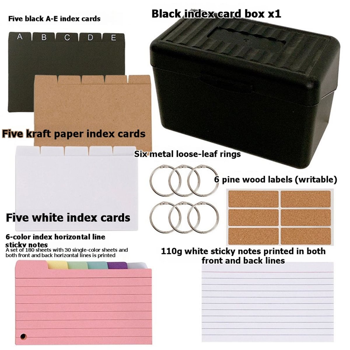 828 Mega Sale 3x 5 Index Card  - Index Tab Divider recension och pris