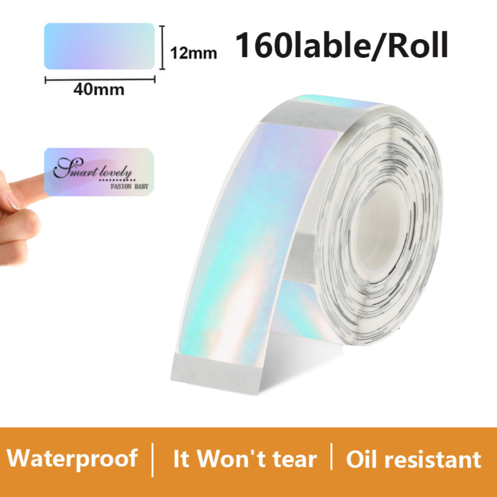 Transparent Label Sticker 12*4 - Label Printer Tape recension och pris