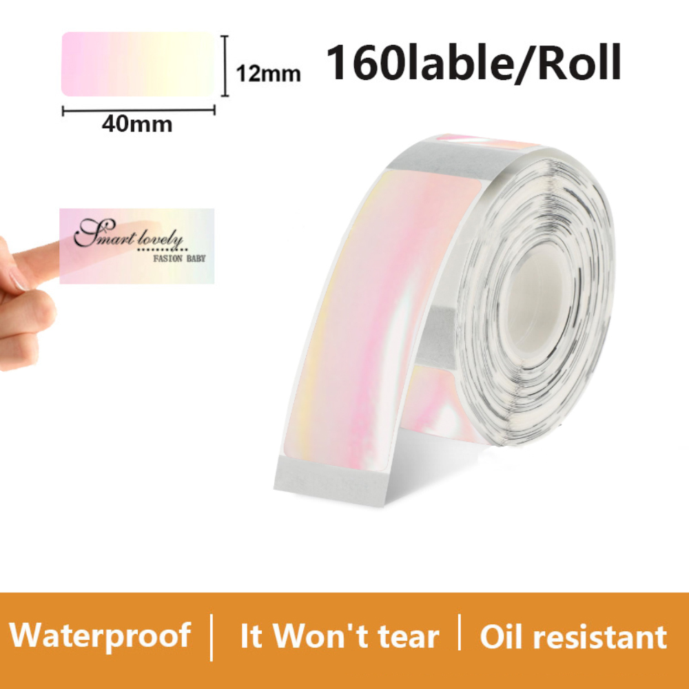 Transparent Label Sticker 12*4 - Label Printer Tape recension och pris