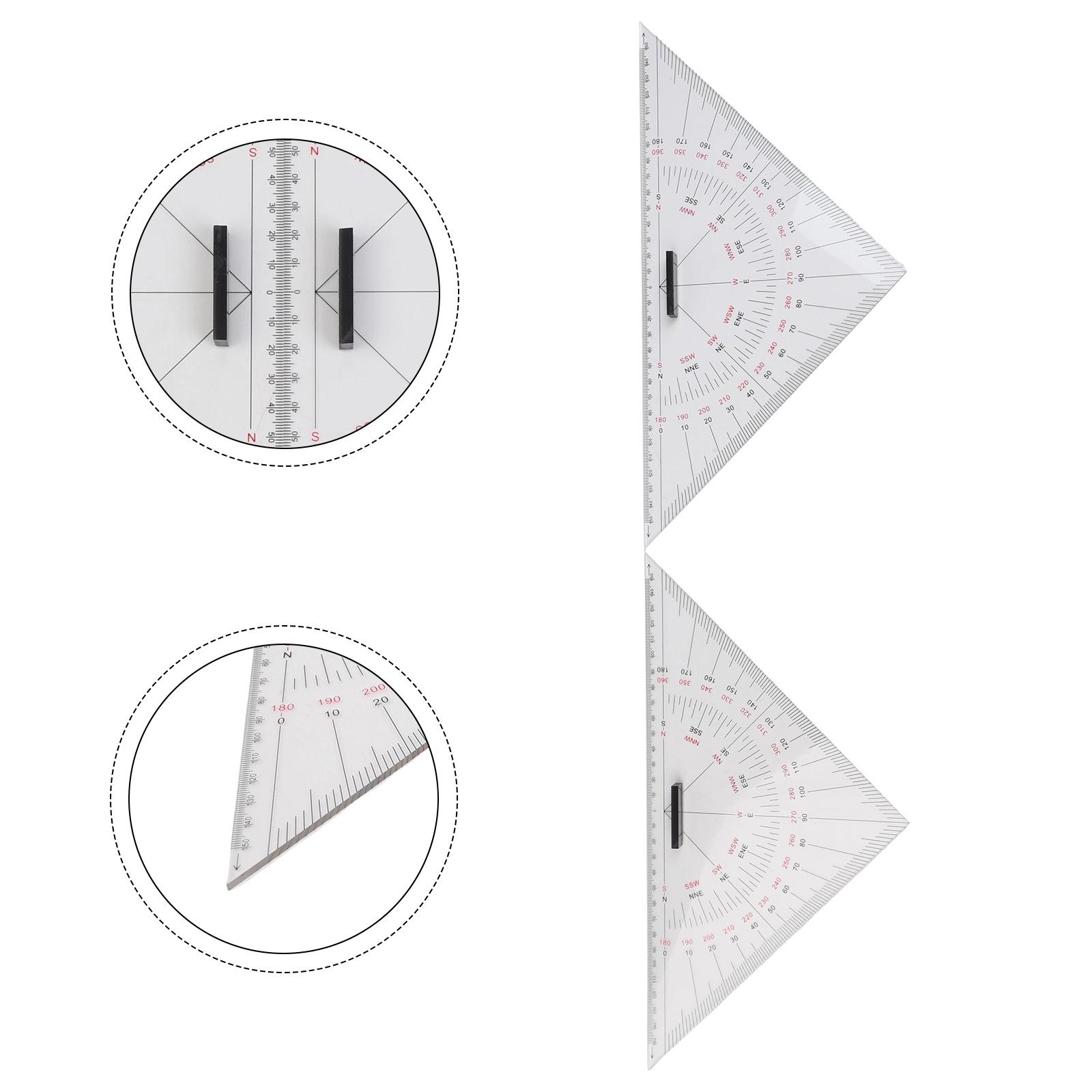 Transparent 30cm Marine Drawin - Ruler Set Transparent recension och pris
