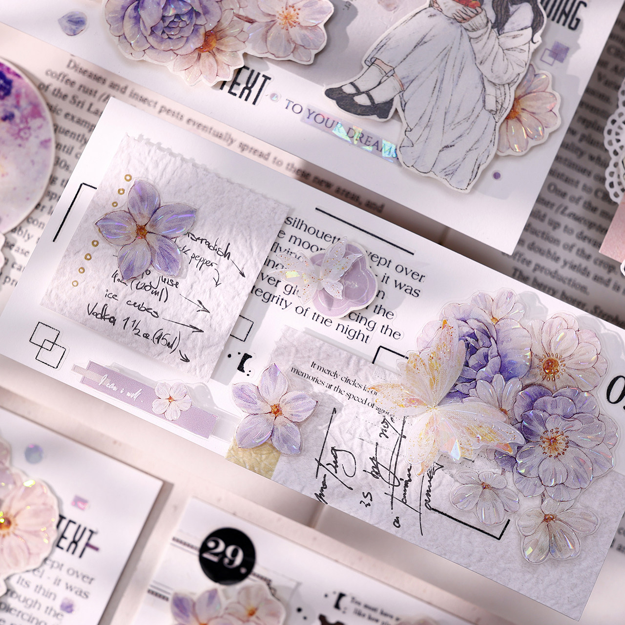 XiaoBaiJia Studio Vintage Pale - Washi Tape Set recension och pris