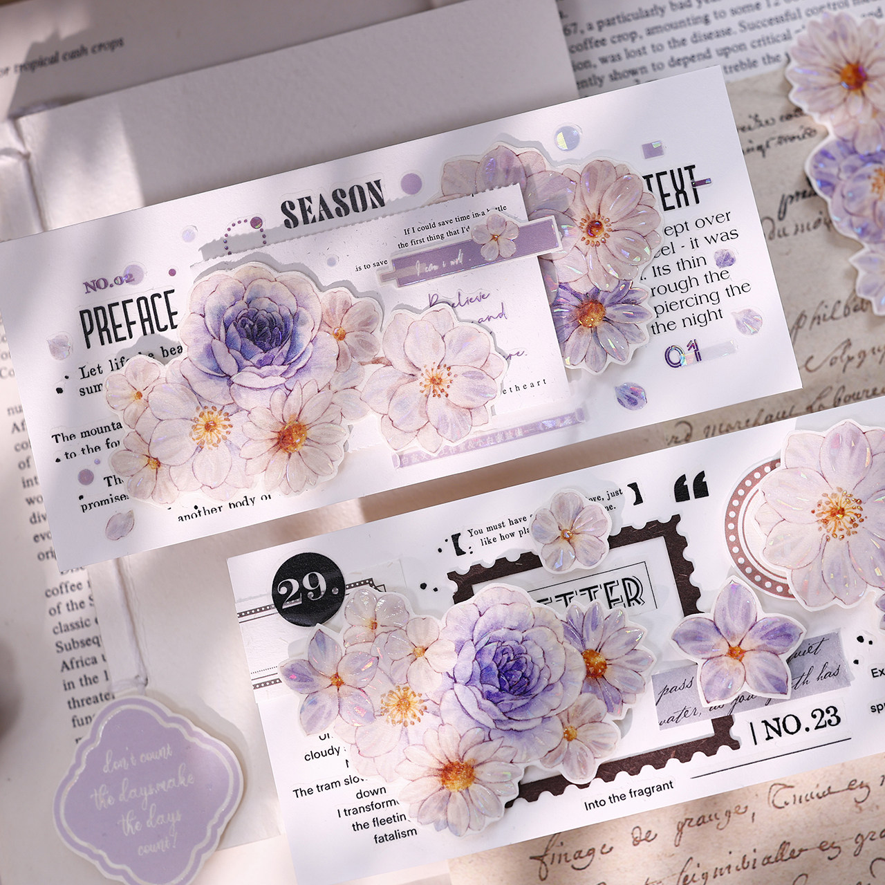 XiaoBaiJia Studio Vintage Pale - Washi Tape Set recension och pris