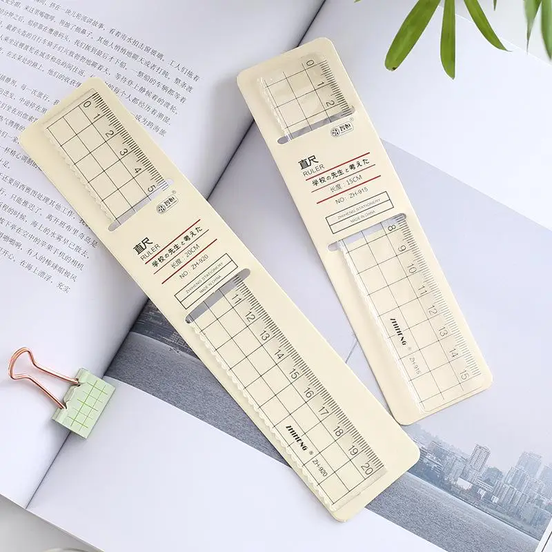 1Pcs Simple15cm 18cm 20cm Tran - Ruler Set Transparent recension och pris