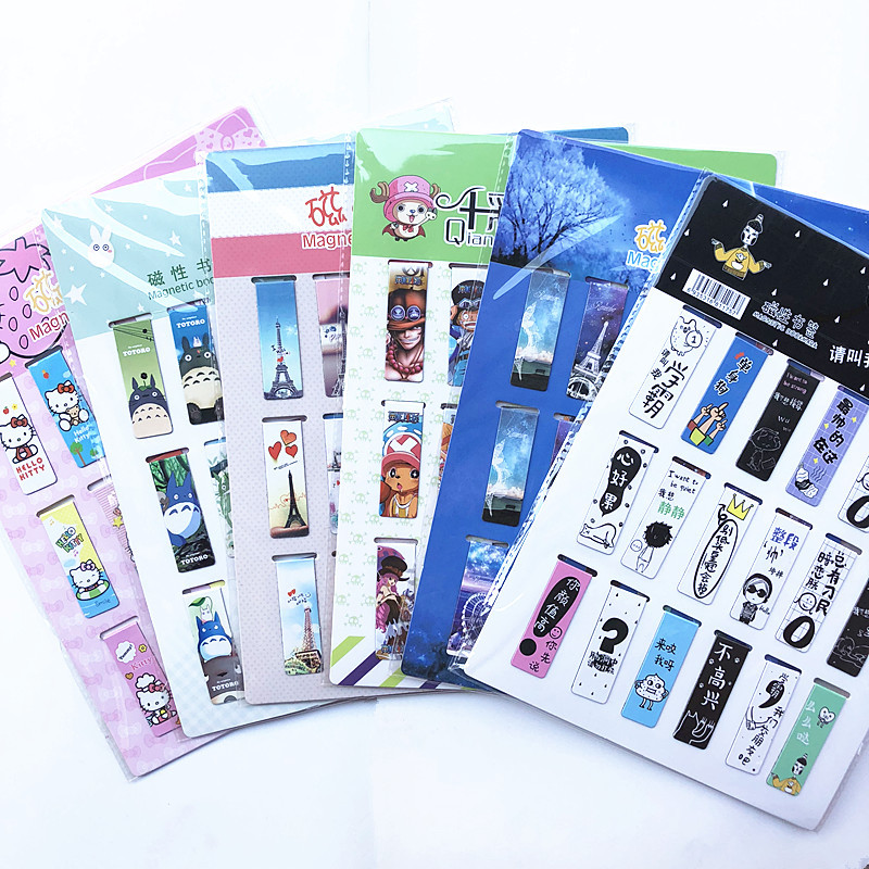 18 Pcs/Set Cat Tower Magnet Ma - Bookmark Magnetic Clip recension och pris