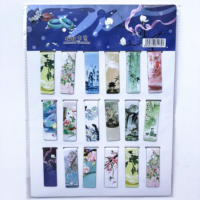 18 Pcs/Set Cat Tower Magnet Ma - Bookmark Magnetic Clip recension och pris