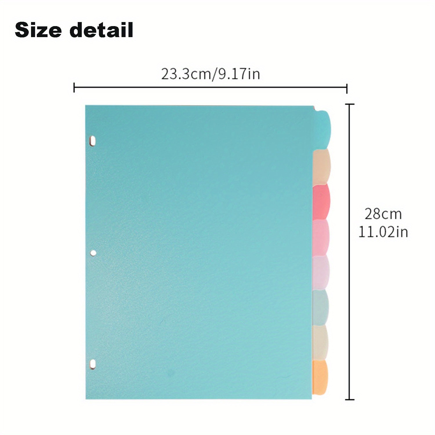 8 Tab Binder Dividers for 3 Ri - Index Tab Divider recension och pris