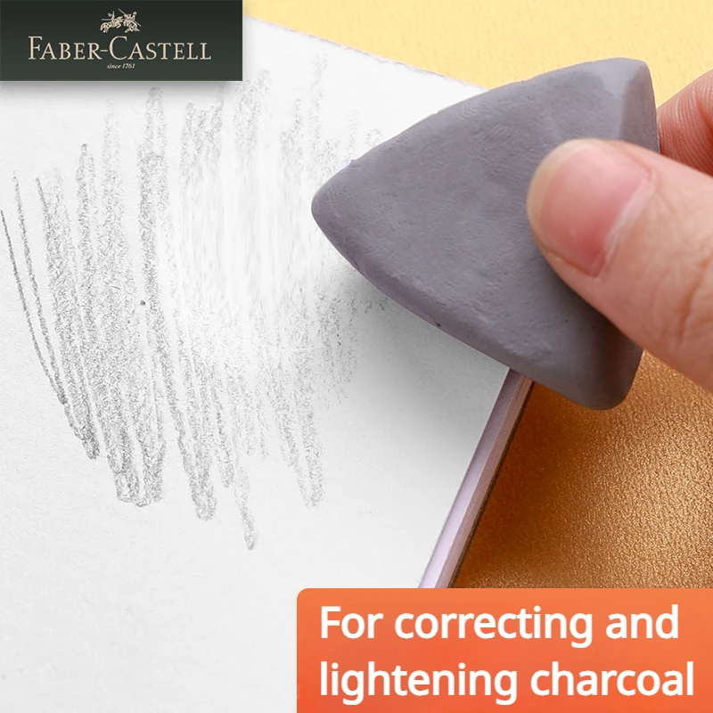 1/2/3/4 Pc Faber-Castell  Draw - Rubber Eraser Kneaded recension och pris