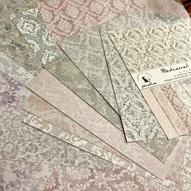 12 Sheet Baroque Pattern Scrap - Graph Paper Pad recension och pris