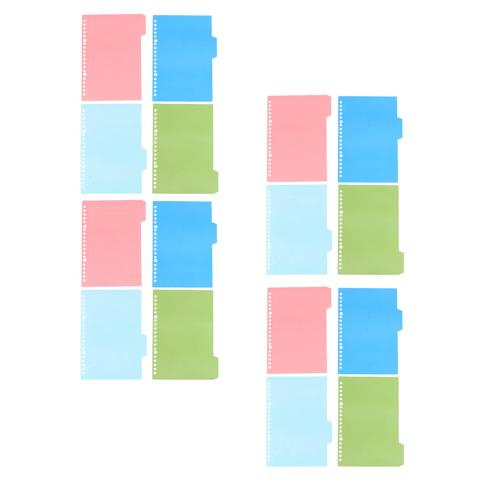 12Sets Color Index Dividers Pl - Index Tab Divider recension och pris