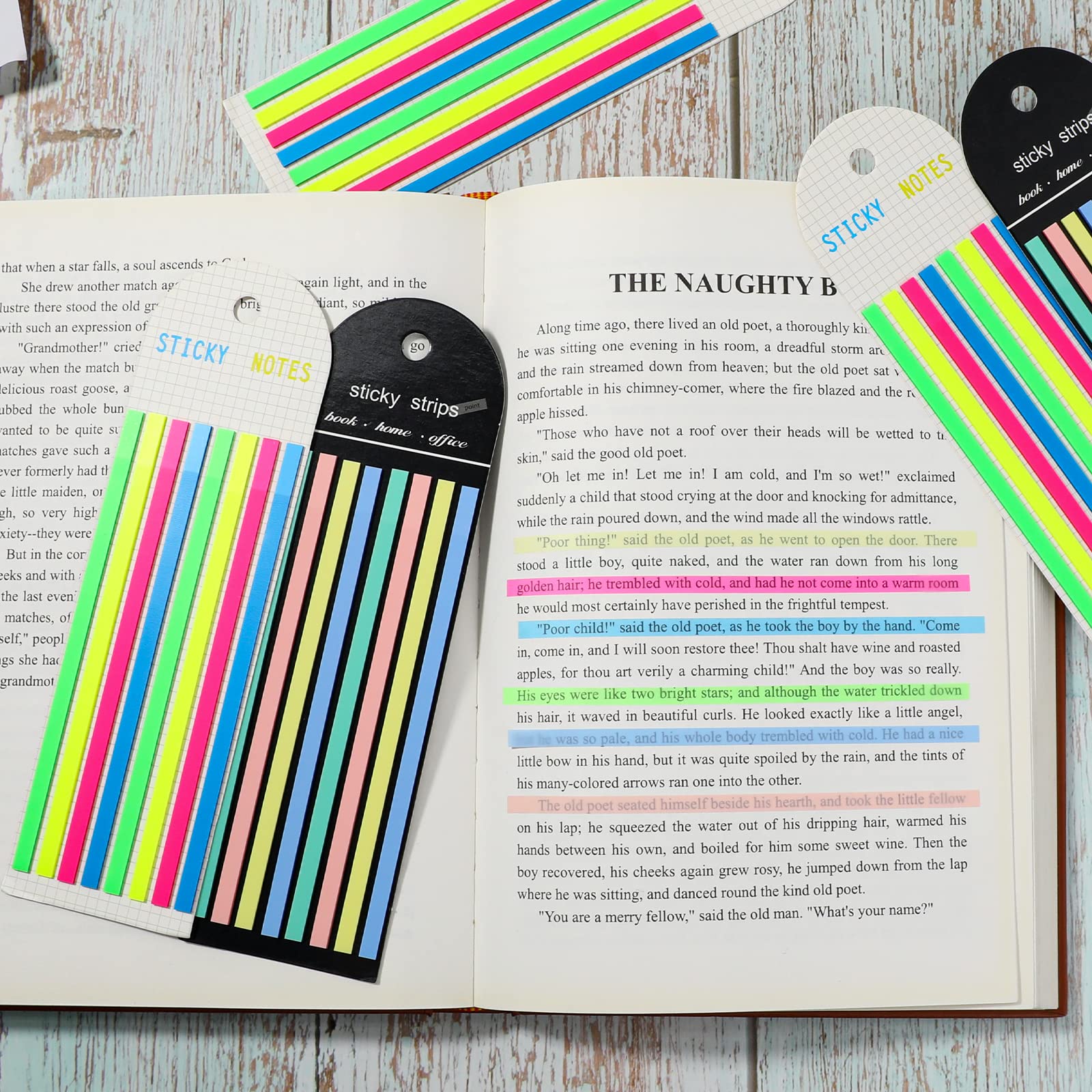 Multi-colored Long Strip Index - Index Tab Divider recension och pris