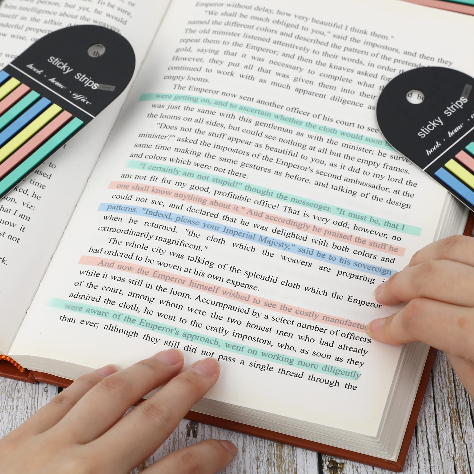 Multi-colored Long Strip Index - Index Tab Divider recension och pris