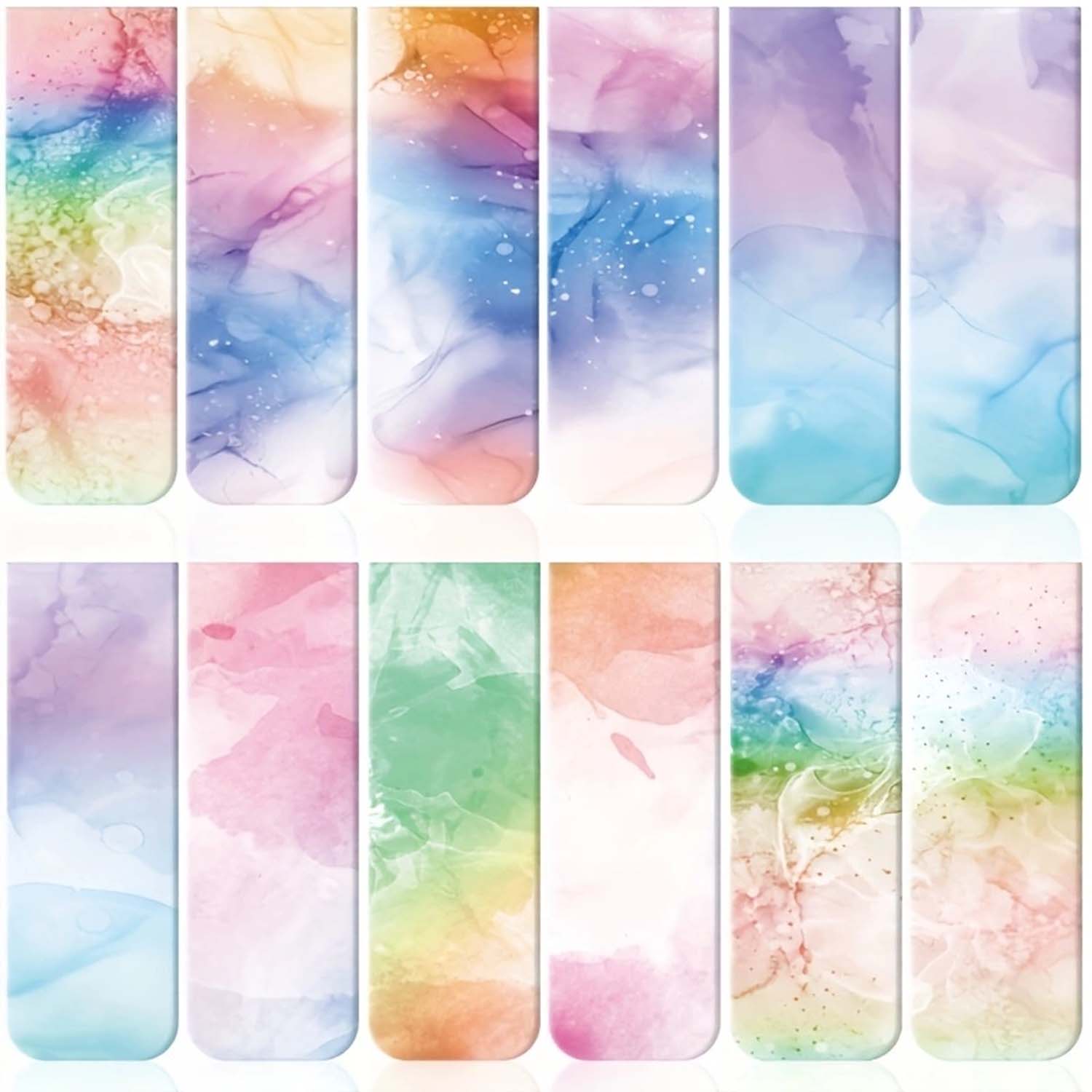 12 pcs Artistic Ink Illustrati - Bookmark Magnetic Clip recension och pris