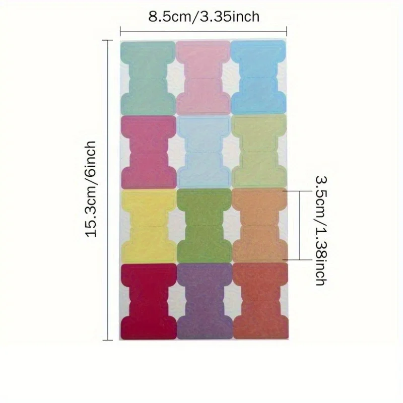 Colorful Sticky Index Tabs - W - Index Tab Divider recension och pris