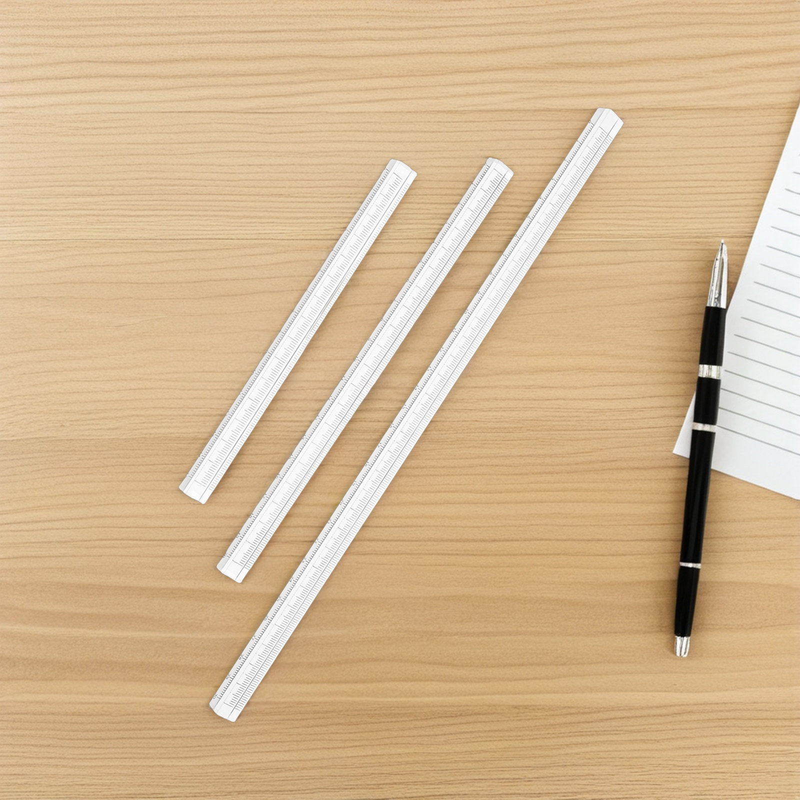 3Pcs Transparent Drawing Ruler - Ruler Set Transparent recension och pris